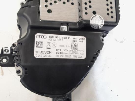 Instrumentenkombination Audi A6 4G, C7 4G8920933F Bild Instrumentenkombination Audi A6 4G, C7 4G8920933F