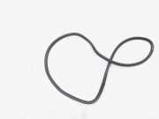 Türgummi links hinten VW Golf V Plus 5M, 521 5M0867913E