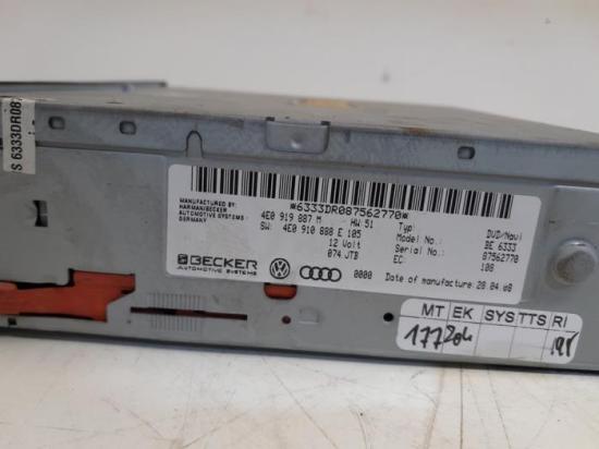 Steuergerät Navigation Audi A4 Avant 8K, B8 4E0910888E Bild Steuergerät Navigation Audi A4 Avant 8K, B8 4E0910888E