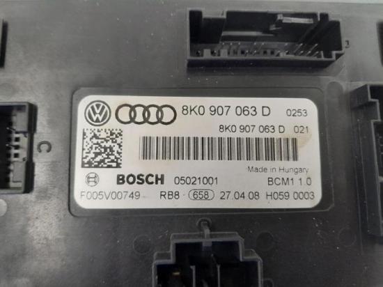 Steuergerät Bordnetz (BCM/BDC) Audi A4 Avant 8K, B8 8K0907063 Bild Steuergerät Bordnetz (BCM/BDC) Audi A4 Avant 8K, B8 8K0907063