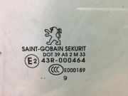 Türscheibe Links Hinten 9203GK Peugeot 207/207+ (WA/WC/WM) Schrägheck 1.4 HDi (DV4TD(8HZ))