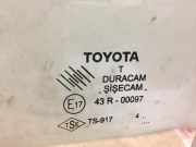 Türscheibe Links Hinten 681040F010 Toyota Corolla Verso (R10/11) Großraumlimousine 2.0 D-4D 16V (1CD-FTV)