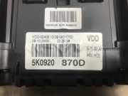 Tachoeinheit Kmh - 5K0920870D Volkswagen Golf VI (5K1) Schrägheck 1.4 TSI 122 16V (CAXA) CAXA