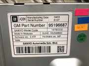 Navigation Display Opel Insignia Sports Tourer Kombi 2.0 CDTI 16V 160 Ecotec (A20DTH)