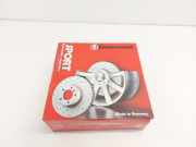 Bremsscheibe Hinten ABS 8J0615601A Audi TT Roadster (8J9) Cabrio 2.0 TFSI 16V (BWA/BPY/CCZA/CCTA) 2007-10