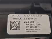 Schalter FÃ¼r Elekt. Fensterheber A2048700251 Mercedes-Benz C (W204) Limousine 3.0 C-320 CDI V6 24V (OM642.960) 2007-09