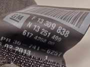 Sicherheitsgurt Links Hinten 13309838 Opel Astra J Sports Tourer (PD8/PE8/PF8) Kombi 1.4 Turbo 16V (B14NET(Euro 6)) 2013-03