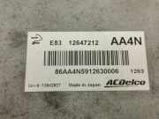 Motorsteuergerät 12647212 Opel Meriva Großraumlimousine 1.4 Turbo 16V Ecotec (B14NET(Euro 6)) 2011-12