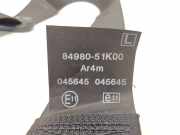 Sicherheitsgurt Links Hinten 8498051K00 Suzuki Splash Gro?raumlimousine 1.0 12V (K10B) 2009-02