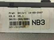 Bedienung Heizung 90151360 Opel Astra H SW (L35) Kombi 1.6 16V Twinport (A16XER(Euro 5)) 2007-11