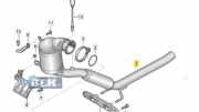 Vorkatalysator VW Polo VI AW 2Q0131701C