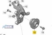 Achsschenkel rechts vorne VW Golf VIII CD 5WA407621
