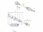 Antriebswelle rechts hinten Porsche Cayenne 1 9PA 95533202401