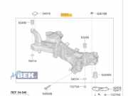 Vorderachsträger Kia Niro I DE 62405Q4000