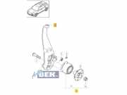 Achsschenkel rechts vorne Porsche Cayenne 2 92A 95834190100