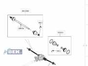 Antriebswelle rechts hinten Land Rover Range Rover Velar L560 HK833B436BA