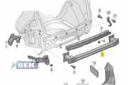 Stoßstangenträger hinten VW Golf VIII CD 5H0807305F