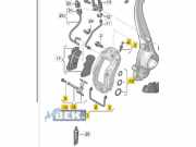Bremszange links vorne Audi Q7 4L 7L6615149