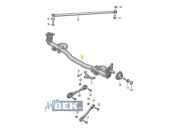 Hinterachse komplett VW Caddy V Kasten SBA, SBH 5R3501101K