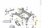 Hinterachse komplett Audi Q5 8R 8R0505235N