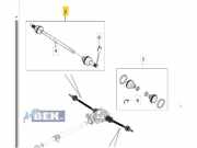 Antriebswelle rechts hinten Jaguar F-Pace X761 HK834K138AA