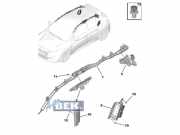 Airbag Dach links Peugeot 208 II UB, UP, UW, UJ 9827991480