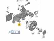Achsschenkel links hinten VW Passat B8 Variant 3G 3Q0505433G