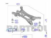 Hinterachse komplett Hyundai Tucson IV NX4A, NX4E 55405N9050