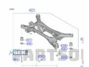 Hinterachse komplett Hyundai Tucson IV NX4A, NX4E 55405N9050