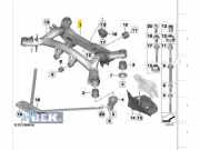 Hinterachse komplett BMW 1er F20 33316792505