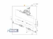 Lenkgetriebe Servo Opel Crossland X P17 9825077080
