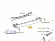 Stoßstangenträger hinten Toyota Yaris P13 520230D080