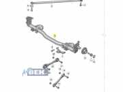 Hinterachse komplett VW Caddy V Kasten SBA, SBH 5R3501101K