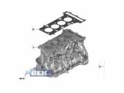 Motor ohne Anbauteile (Benzin) BMW 3er Touring G21, G81 11111025342