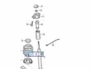 Stoßdämpfer rechts hinten VW ID.3 E11, E12 1EA513029AB