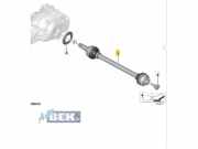 Antriebswelle rechts hinten BMW 3er Touring G21, G81 33205A733B6