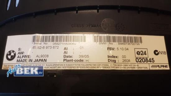 Monitor Navigationssystem BMW 3er Touring E91 65826973672 Bild Monitor Navigationssystem BMW 3er Touring E91 65826973672