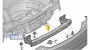 Stoßstangenträger hinten Audi A1 8X 8X0807309