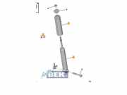 Stoßdämpfer links hinten Peugeot 3008 II MC, MR, MJ, M4 9824958980