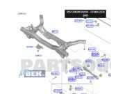 Hinterachse komplett Hyundai Kona I OS, OSE, OSI 55410K4000