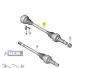 Antriebswelle rechts vorne Audi Q7 4L 7L0407271F