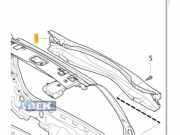 Stoßstangenträger hinten Volvo XC70 II 136 31217938