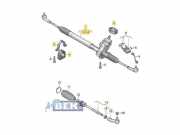 Lenkgetriebe Servo Skoda Fabia II Kombi 545 6Q1423055BL