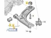 Traggelenk Skoda Octavia III Kombi 5E 5Q0407152L