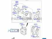 Bremszange links vorne Kia Niro I DE 58110G2100