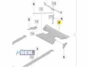 Unterbodenschutz Porsche Taycan Sport Turismo Y1C 9J1825213