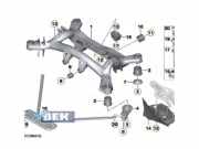 Hinterachse komplett BMW 1er F20 33316792505
