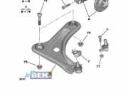 Traggelenk Citroen C3 III SX 3521V2