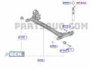 Hinterachse komplett Hyundai i10 AC3, AI3 55100K7100