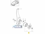 Achsschenkel links vorne Porsche Cayenne 2 92A 95834115500